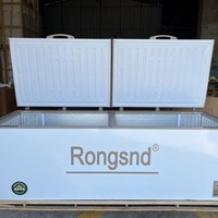 Congélateur commercial à grande capacité, 4 portes, 1000 litres, 600 litres, congélateur à glace profond, vente chaude