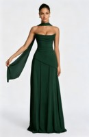 Nouvelle Robe de Soirée Longue Élégante pour Femme, Style Usine, Sans Bretelles, Coupe Ajustée, Sans Manches, Couleurs Variées, Robes de Cérémonie Formelles
