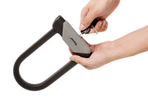 टोनीऑन एक्सेसरीज एंटी चोरी सुरक्षा बड़ी मोटरसाइकिल स्कूटर बाइक बाइक स्टील आयरन यू लॉक - Product Image 4