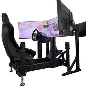 เครื่องเกมแข่งรถในร่มแบบไดนามิก 3 จอ พร้อมแท่นวิดีโอแข่งรถ - Product Image 4