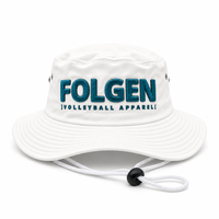 Chapeau Bob Brodé en Polyester à Large Bord avec Logo Personnalisé Blanc Respirant Cordon Réglable Unisexe Femme Homme Sports d'Été