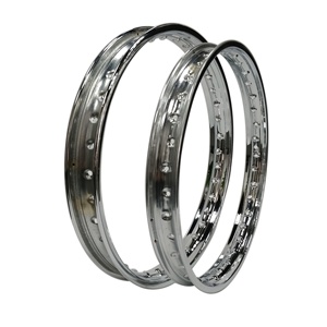 ล้อแม็กซ์โครเมียมคุณภาพสูง ขนาด <span class=keywords><strong>1.60</strong></span> x <span class=keywords><strong>17</strong></span> นิ้ว สำหรับรถมอเตอร์ไซค์ CG 125 สภาพใหม่ อุปกรณ์ตกแต่งรถมอเตอร์ไซค์ - Product Image 2