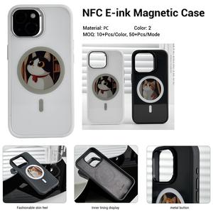 Coque de Téléphone Numérique DIY NFC JOYPORODO pour <span class=keywords><strong>iPhone</strong></span> 13 14 15 16 17 Pro Max, Coque E-Ink Vente Directe Usine, Vente en Gros Étui pour Smartphone - Product Image 6