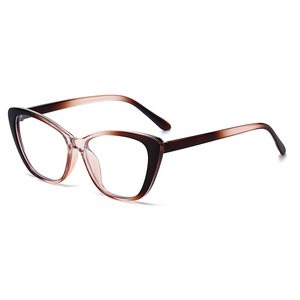High-End Single Vision <strong>Reading</strong> <strong>Glasses</strong> for Women Blue Tortoiseshell Anti-Blue Light Cat Eye Design Fashionable Internet - Product Image 5