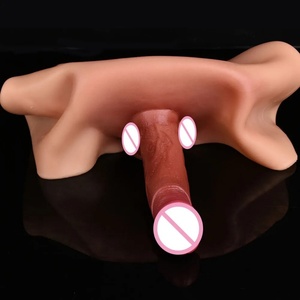 FAAK Wearable Cock Penis Silicone Pants With Solid <b>Dildo</b> Realistic Skin Pants Strecthable Female Masturbator Sex Toys for Women - Product Image 2