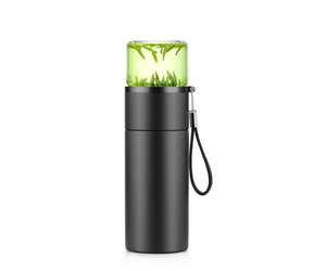 Prezzo di fabbrica 300ml Thermos <span class=keywords><strong>tazza</strong></span> di tè acqua separatore <span class=keywords><strong>da</strong></span> viaggio in acciaio inox bottiglia di acqua sottovuoto <span class=keywords><strong>tazza</strong></span> <span class=keywords><strong>da</strong></span> tè <span class=keywords><strong>con</strong></span> <span class=keywords><strong>coperchio</strong></span> in vetro - Product Image 1