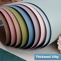 Papier cartonné épais Molandi A3/8K/4K en PE biodégradable, gris bleu, pour loisirs créatifs, grandes couleurs macaron, A4 vert rigide