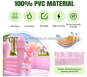 13x 11.5x10ft rosa commerciale in PVC casa gonfiabile gonfiabile <span class=keywords><strong>castello</strong></span> gonfiabile per adulti all'aperto festa bambino <span class=keywords><strong>castello</strong></span> di salto per festa di nozze - Product Image 5