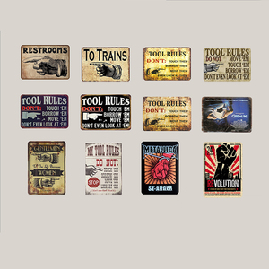 <span class=keywords><strong>Plaque</strong></span> en métal décorative <span class=keywords><strong>personnalisée</strong></span> de haute qualité pour l'extérieur - Product Image 6