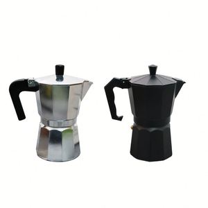 Cafetière Moka en aluminium italienne portable personnalisée 150ml 300ml 450ml petite cafetière expresso pour voyage camping - Product Image 2