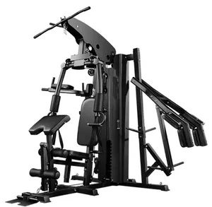 Comprehensive trainer fitness equipment household three person station equipment strength training set combination trainer