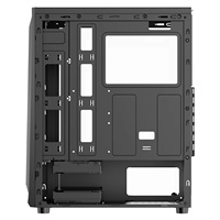 Panel de luz RGB Gaming PC Case ATX Full Tower Gaming Computer Case Vidrio templado con ventiladores