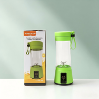 Mini mixeur-presse-agrumes électrique portable, silencieux, coloré, 6 lames, rechargeable par USB, anti-fuite, facile à nettoyer, bouteille à jus, portable