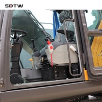 Excavatrices à roues de machines de construction TW180L 18 tonnes 0.9cbm 133kw grand Offre Spéciale hydraulique d'excavatrice