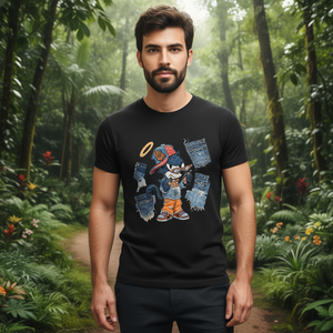 Camiseta Unisex de 210 g/m², 100 % Algodón, Informal, Estampada con DTF, Transpirable y Duradera, para Hombre - Product Image 3