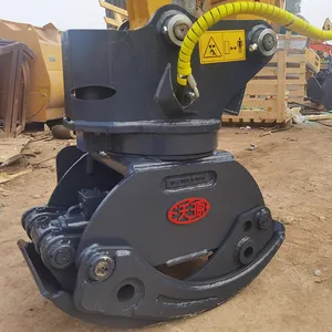 Skid Steer Log Grapple WYJ200P Log Grab untuk 20 Sampai 25 Ton Ekskavator dengan Pegangan Log Kekuatan Tinggi