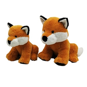 Jouet en peluche de loup assis de haute qualité personnalisé de 11 pouces basé en usine - Product Image 5