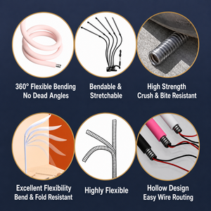 Support <span class=keywords><strong>de</strong></span> microphone flexible en laiton et acier inoxydable, résistant à la corrosion et aux hautes températures, pour équipement médical - Product Image 5