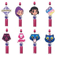 Perles en silicone PVC 3D personnalisées, style Kpop Demon Hunter, pour la fabrication de stylos, bracelets et colliers – Vente en gros