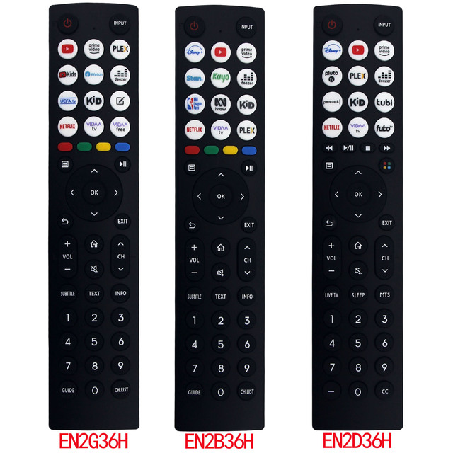 Labratek EN2P36H EN2B36H EN2D36H EN2G36H 48 Buttons Remote Control for Hisense Tv