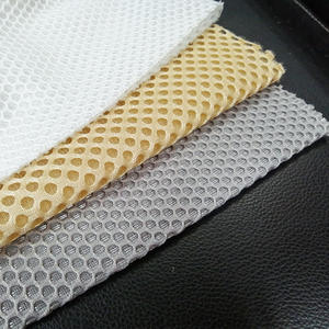 OEKO-TEX SMML82A <span class=keywords><strong>Simu</strong></span> 3mm 4mm 5mm doux blanc gris 3D espace maille tissu pour literie sac soutien-gorge - Product Image 5