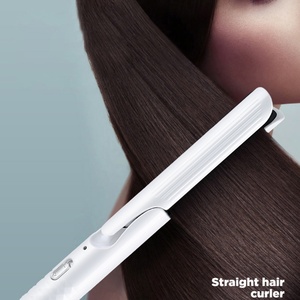 Mini Plancha de Pelo Profesional Eléctrica 2 en 1, Cepillo Alisador y Rizador de Pelo - Product Image 3