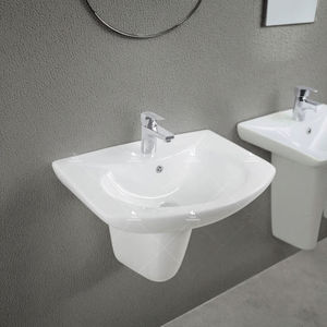 Lavabo mural en <span class=keywords><strong>céramique</strong></span> blanche, gain de place, bonne qualité, <span class=keywords><strong>pas</strong></span> <span class=keywords><strong>cher</strong></span>, personnalisable, fait à la main - Product Image 3