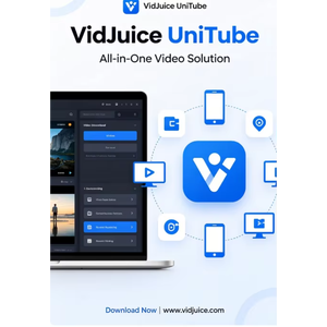 VidJuice UniTube Professional, Licencia para 1 <span class=keywords><strong>PC</strong></span>, Descargador de Videos 8K y Convertidor de <span class=keywords><strong>MP3</strong></span>, Suscripción de 12 Meses, Entrega Rápida - Product Image 4