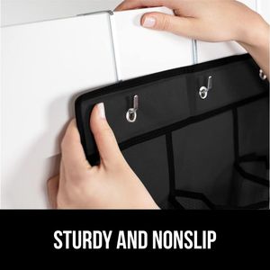 Qua cửa Treo Giày tổ chức mạnh mẽ tủ quần áo lưu trữ giá 24 Lớn lưới túi treo giày giá - Product Image 4