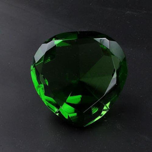MH-9502 rote Farbe Kristall Diamant Glas Herz Diamant Brief besch werer - Product Image 5