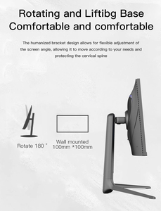 CNHOPESTAR 27/32 pouces moniteur de <span class=keywords><strong>PC</strong></span> de jeu <span class=keywords><strong>QHD</strong></span> 2K écran LED avec H-DMI 1MS 165Hz/240Hz IPS panneau DP Interface support fixe bureau - Product Image 4