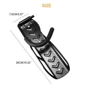 Support de vélo en acier <span class=keywords><strong>mural</strong></span> Support de vélo <span class=keywords><strong>mural</strong></span> et support de <span class=keywords><strong>rangement</strong></span> avec crochet de suspension Accessoires pour support de scooter - Product Image 2