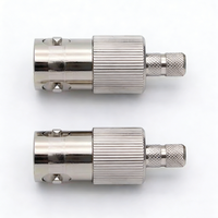 Connecteur femelle BNC pour câble RG58 - Connecteur coaxial RF à sertir droit en laiton nickelé