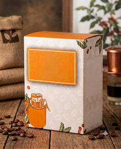 กล่องบรรจุภัณฑ์กาแฟแบบกำหนดเอง กล่องกระดาษเกรดอาหาร พิมพ์โลโก้ รับผลิตแบบ OEM ผู้ผลิต ผู้จัดจำหน่าย โรงงานจากเวียดนาม - Product Image 1