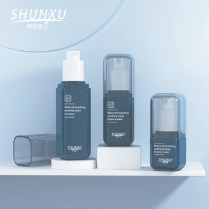 Tùy chỉnh sang Trọng Mỹ phẩm vuông nhựa mini Mist Spray Chai 50 80 100ml container rỗng Kem chống nắng cơ thể Mist Lotion bơm chai - Product Image 2