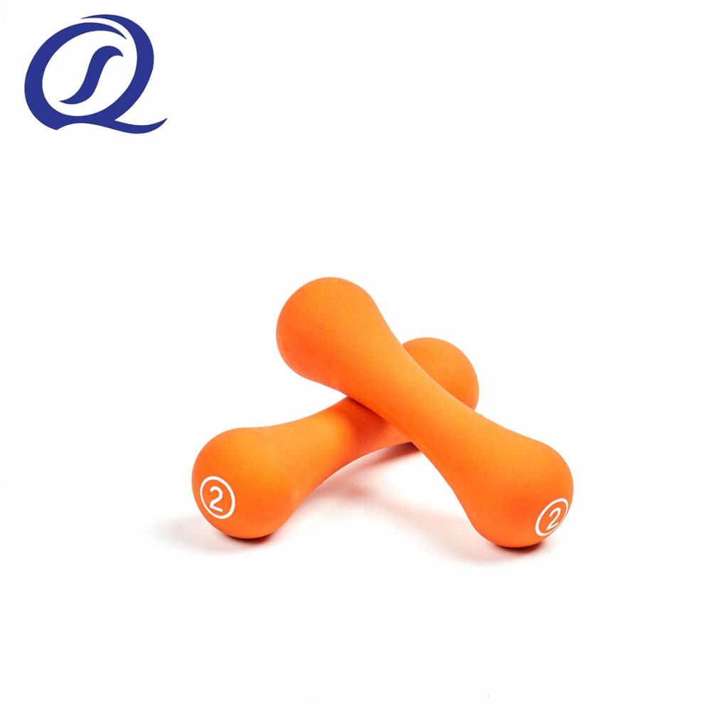 Оборудование для спортзала Красочные Йога небольшой формы кости неопрена гантели для продажи