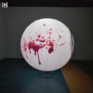 <span class=keywords><strong>Sculpture</strong></span> de <span class=keywords><strong>ballon</strong></span> œil de monstre géant <span class=keywords><strong>gonflable</strong></span> en PVC, taille et couleur personnalisables pour la décoration de festival - Product Image 4