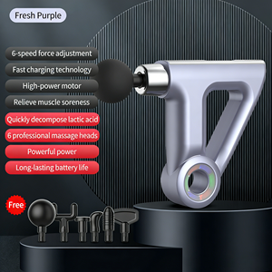 Bulk Order LED Atmosphere Light 6 Speeds <strong>Masager</strong> Electric Massager Body Gun Massager Body Massager Gun for Home Relaxation Use - Product Image 2