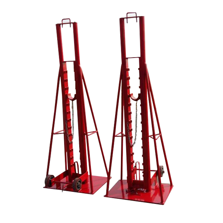 Используется для поддержки кабельного барабана при прокладке кабеля с кабельной барабанной резьбой, также называемой гидравлической барабанной домкрат