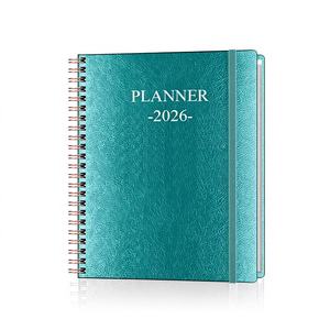 <b>A5</b> Leather Coil <b>Notebook</b> with Printed Design Horizontal <b>Line</b> & Ruler Eco-friendly Student Diary Customized Logo - Product Image 2
