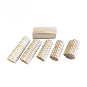 Bâtons ronds en bambou jetables naturels biodégradables de crème glacée de Popsicle - Product Image 4
