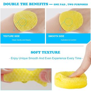 Dischetti Detergenti alla Curcuma con Acido Kojico, 50 Pezzi per Macchie Scure, Schiarenti ed Esfolianti - Product Image 5