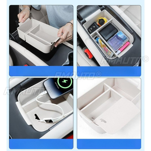 Pour IM L6 2025+ : Boîte de rangement pour accoudoir central de voiture, accessoires de rangement automobile, kit de carrosserie, pièce extérieure - Product Image 6
