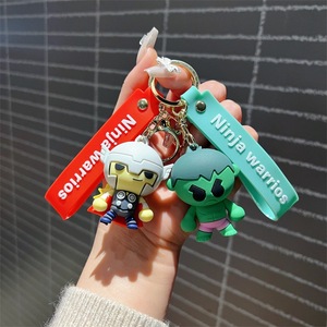 Llavero de PVC y Metal con Diseño de Muñeco de Dibujos Animados 3D, Colgante para Llaves de Coche, Artículo Pequeño para Venta al Por Mayor - Product Image 4