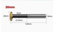 YINGPAI CE-430 Détecteur de bord numérique CNC, longueur 90 mm, tige 10 mm, diamètre de la sonde 4 mm, blindé magnétiquement, accessoire pour machines-outils 1