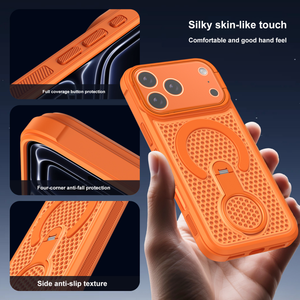 เคสโทรศัพท์แม่เหล็กแบบด้านรุ่นใหม่สำหรับ iPhone 17 11 12 13 Pro Max 14 15 16 Plus พร้อมฟิล์มเลนส์ HD และขายึดป้องกัน - Product Image 4