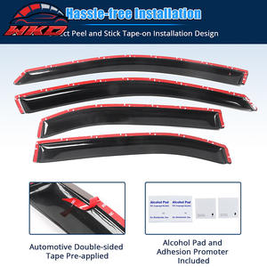 Pare-soleil et déflecteur de pluie pour Ford Fusion Lincoln MKZ 06-12, lot de 4 pièces, protection des vitres latérales des portières de voiture - Product Image 4