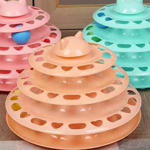 Cat Five Layer Spinning <b>Ball</b> Toy Pet Supplies Puzzle Toy Five Layer Self Fun Indoor cat Tower with <b>Ball</b> Spinning Wheel - Product Image 3