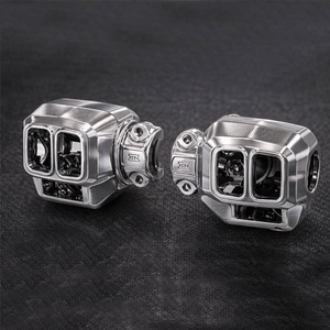 Nuevas Cubiertas de Interruptores de Aluminio CNC 6061-T6 Black3 Compatibles con <span class=keywords><strong>HD</strong></span> 121 <span class=keywords><strong>CVO</strong></span> Glide y Softail 2025+ Mejora Multicolor - Product Image 1