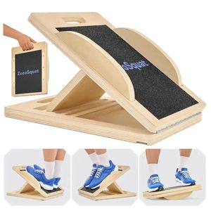 Tabla de estiramiento de madera maciza transfronteriza, tabla de estiramiento de pantorrillas de madera, tabla de fitness, pedal ajustable para el tendón de Aquiles, yoga - Product Image 2